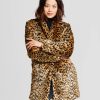 Women’s Leopard Faux Fur Coat